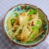 もやしと鶏ささみで棒々鶏風